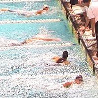Walker out-touches Hall for the top two spots in the 100 Free Final.
