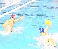 Wolf Wigo shooting goal.