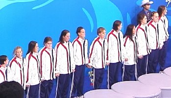 USA women took home the silver in the first Olympic womens water polo final.