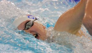 Rebecca Adlington at the GBR vs. GER Duel in the Pool