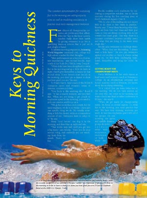 April09, Swimming Technique