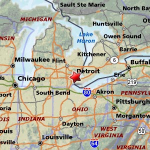 MOTW, Ashland at Wayne State Map
