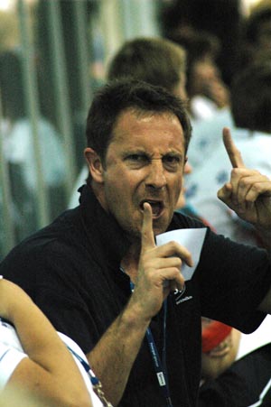 Peter Bishop, coach of Olympic medalist Hayden Stoeckel