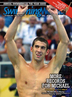 Swimming World Magazine Cover, December 2008