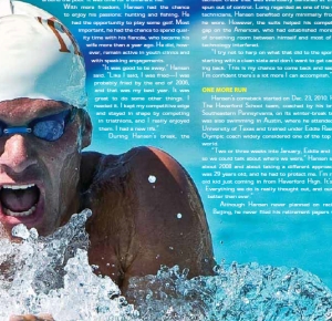 Brendan Hansen in January 2012 Issue