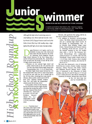 Mar10, Junior Swimmer