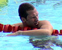 Tom Malchow was the top qualifer in the 200 Fly Prelims 2004 Olympic Trials