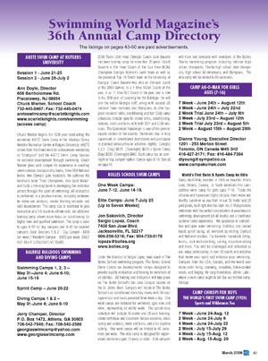 March09, Camp Directory