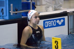 Margaux Fabre at European Junior Championships in 2007.