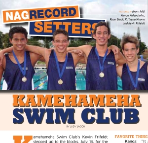 Kamehameha Swim Club NAG Feature