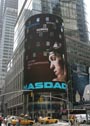 Michael Phelps Speedo Ad Appears on NASDAQ Tower