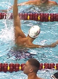 Schoeman ties WR as he qualifies first in 50 Free