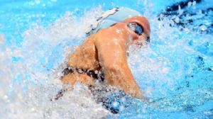 Danielle Siverling competes in the womens 200m freestyle preliminaries in the 2012 U.S. Olympic swimming team trials at the CenturyLink Center.