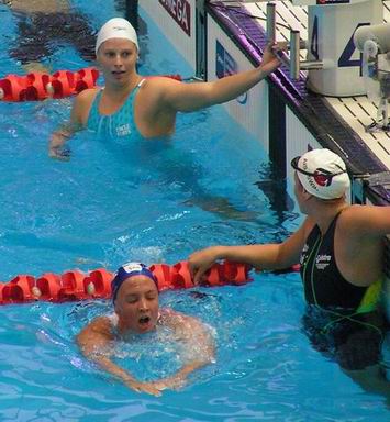 jones after win, looks to Jade Edmistone , Brooke Hanson leaves pool