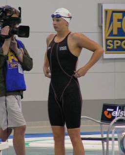 at start 200m breastroke Melb World Cup - 3rd fastest all-time