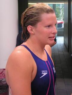 Leisel Jones at Qantas Skins 2004