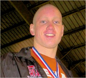 Raleigh Swimming Association's Matt McGinnis at the 2004 NCSA Junior Nationals in Orlando