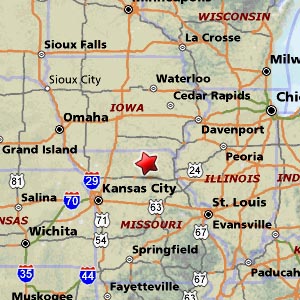 MOTW, Missouri-Rolla at Truman State Map