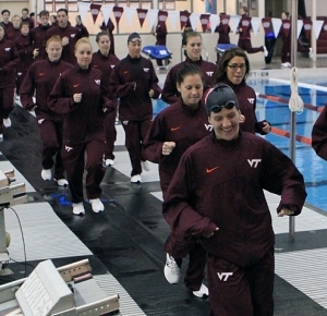 Virginia Tech Swimmers