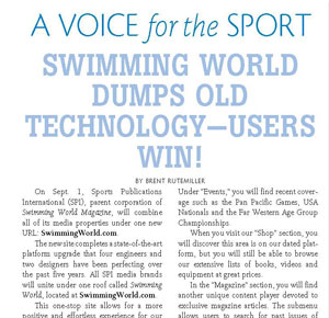 Sept10, Voice for the Sport