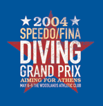 FINA Diving Grand Prix Logo, Woodlands, TX 2004