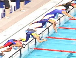 Womens 50 free start