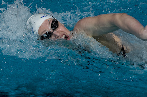 Katie Hoff wins 100 freestyle at 2008 Toyota Grand prix at OSU.