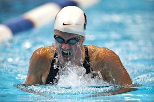 Julia Smit places first in the prelims of the 400 IM at the 2009 USA Swimming ationals/World Team Trials.