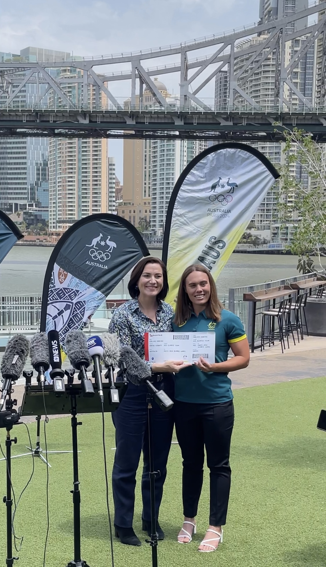 Australian Olympic Team's first athlete for 2024 Chelsea Gubecka