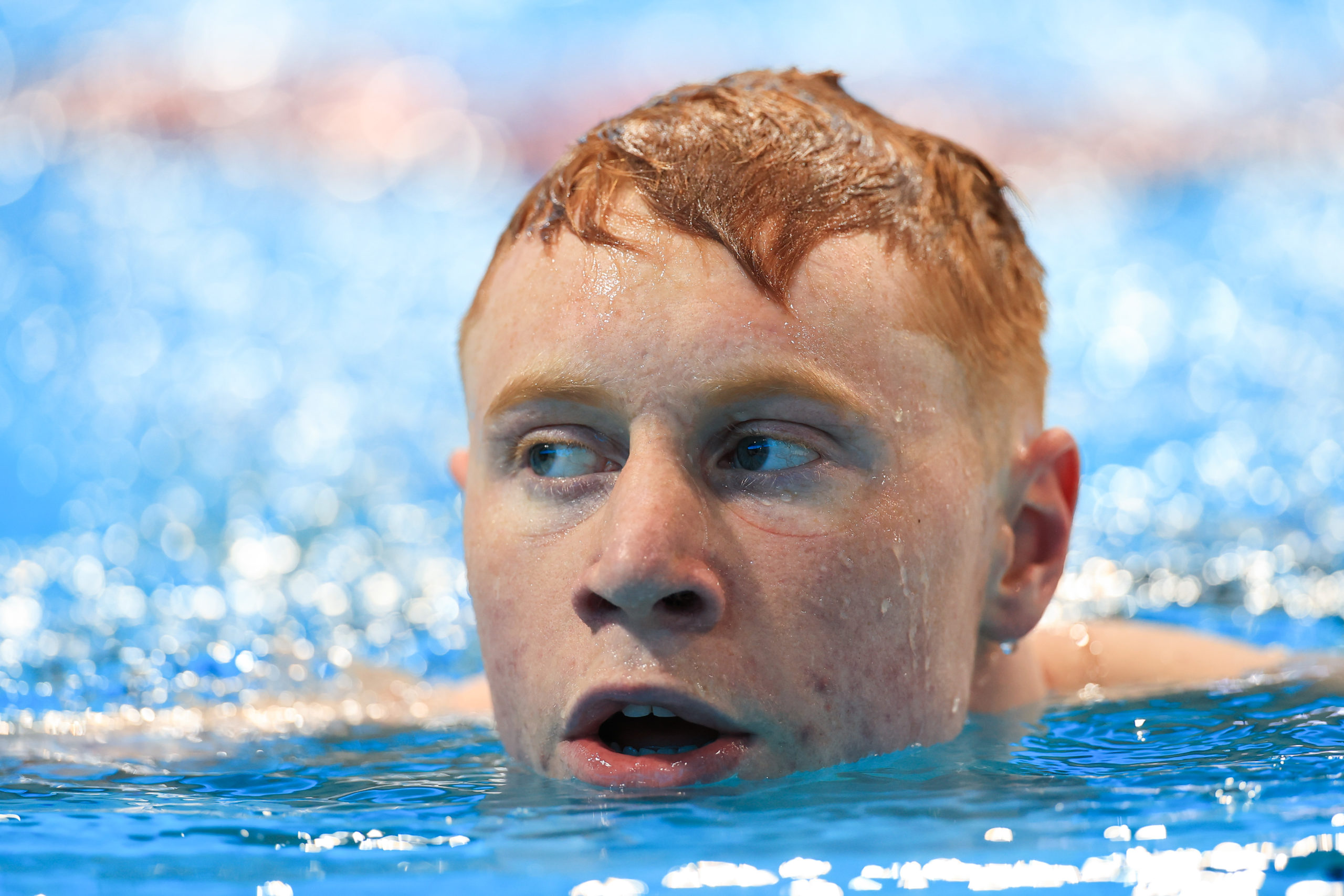 16 de abril de 2021, London Aquatics Centre, Londres, Inglaterra; Provas de seleção de natação britânica de 2021
