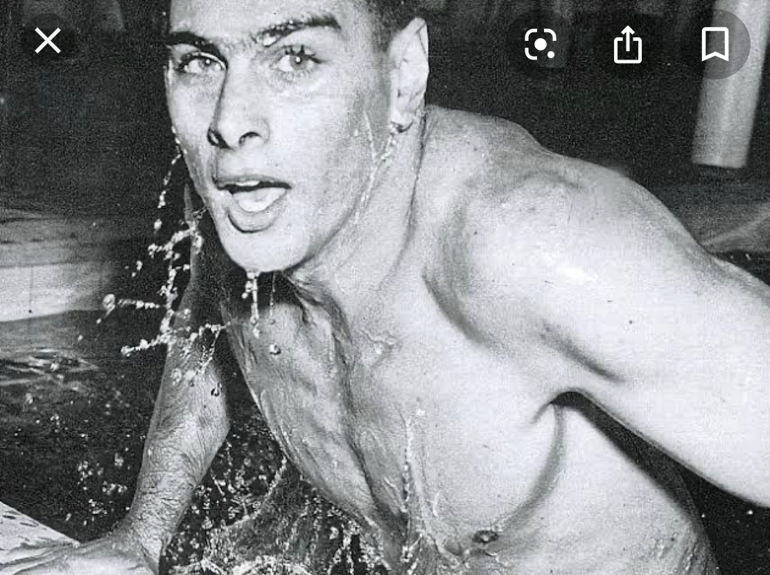 John Devitt jump out of pool