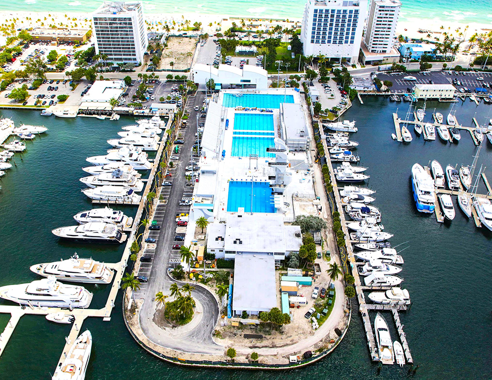 Piscina Fort-Lauderdale-ISHOF 2022 pronta