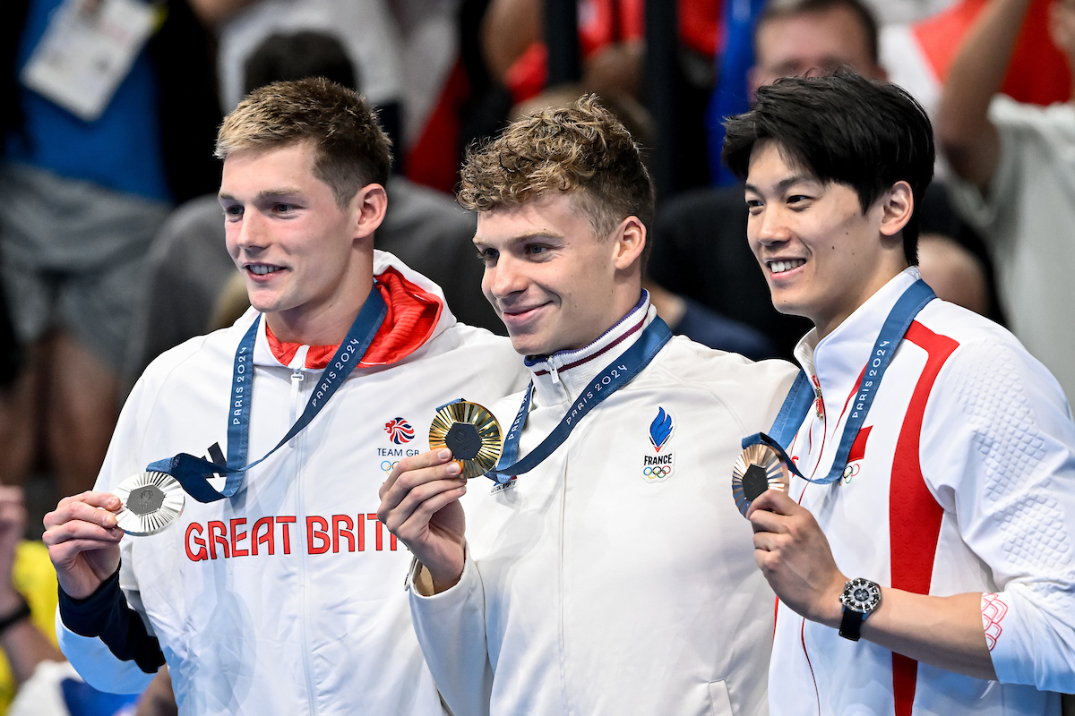 Duncan Scott, Leon Marchand, Wang Shun