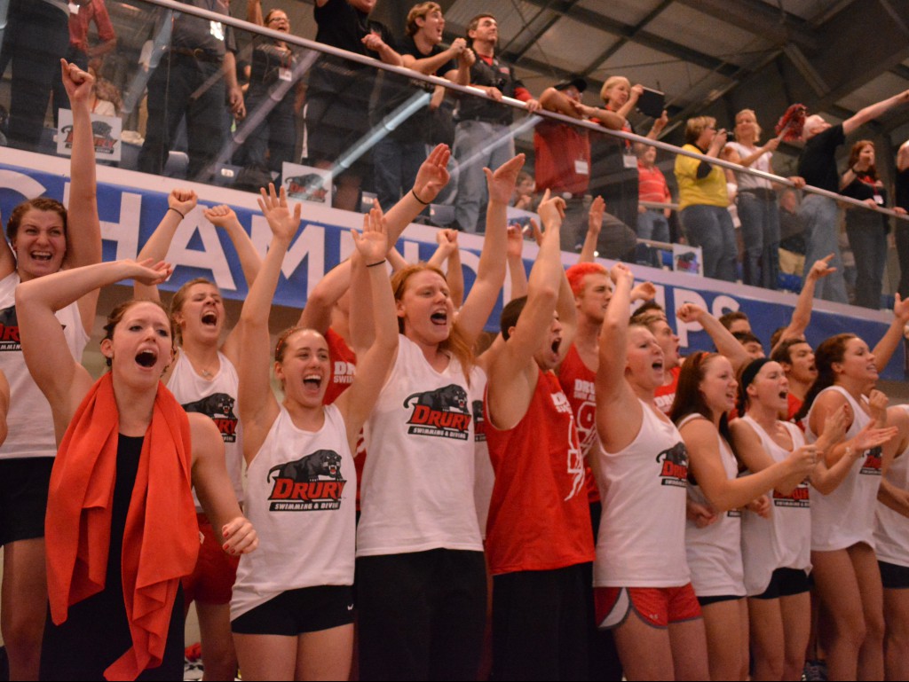 Drury Leads NCAA Division II Rankings For Swimming