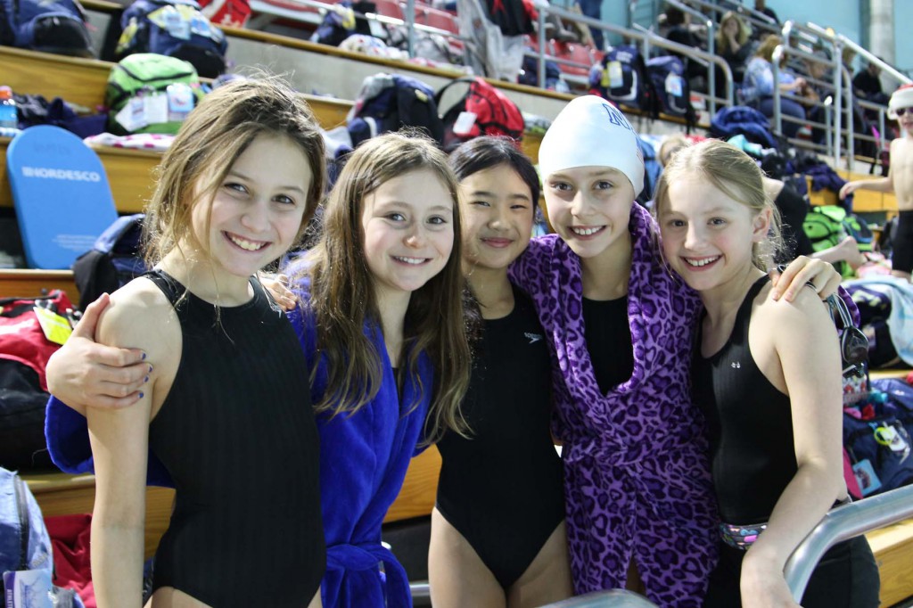 north baltimore swimmers at cerave invitational