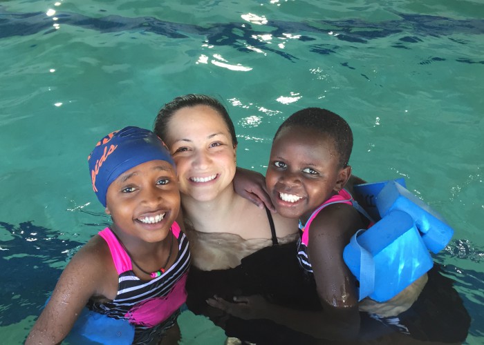 Daraja kids learn to swim