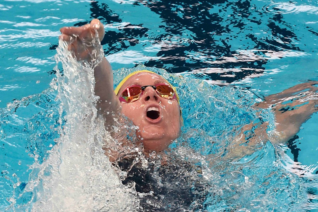 Foto Fabio Ferrari - LaPresse 07/08/2015 Kazan ( Russia ) Sport 16 Campionati del mondo FINA 2015 - donne 200m dorso nella foto: Seebohm Emily (Aus) Photo Fabio Ferrari - LaPresse 07 August 2015 Kazan ( Russian ) Sport 16 Campionati del mondo FINA 2015 - Women's 200m Backstroke in the picture:Seebohm Emily (Aus)