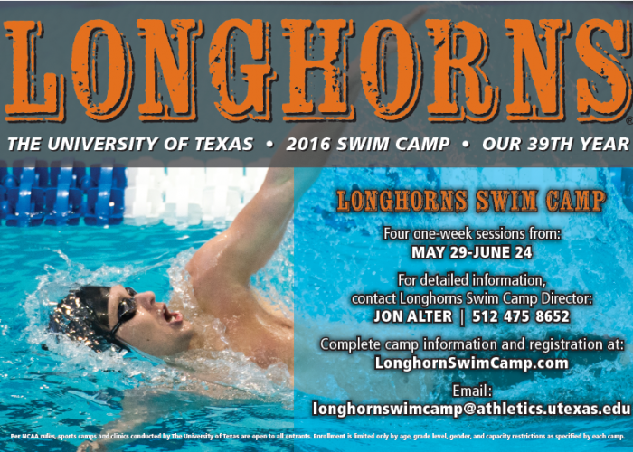 Featured Swim Camp of the Week Longhorn Swim Camp Swimming articles