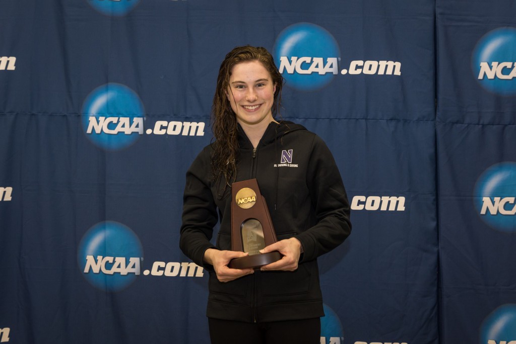 2016.03.19 2016 Womens NCAA Swimming Championships_Northwestern Olivia Rosendahl