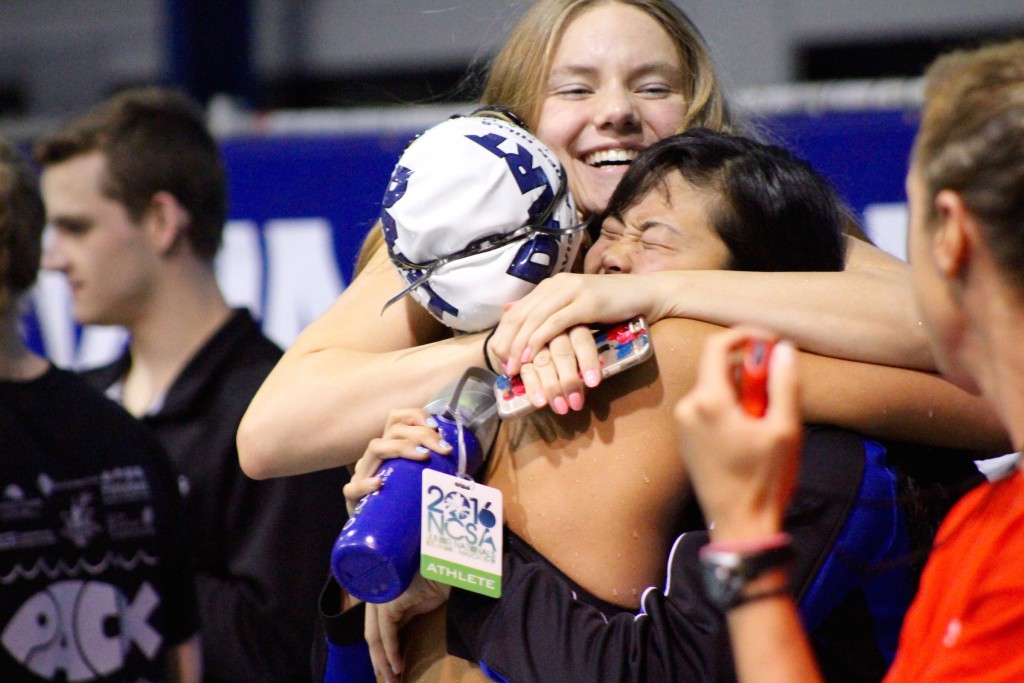 amalie-fackenthal-hugging-teammates-at-2016-ncsa-juniors