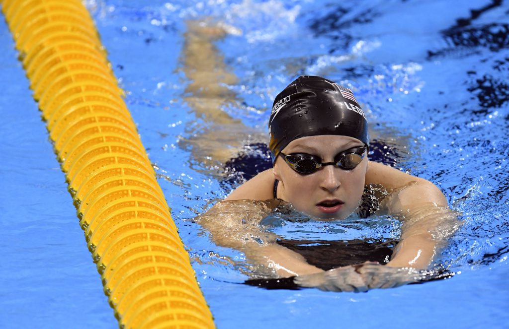 katie-ledecky-warmup-kickboard-rio Swimmers