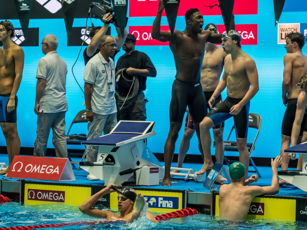 Top Three Teams in Men's 4x100 Medley Relay Final Under or At World Junior Record; Team USA