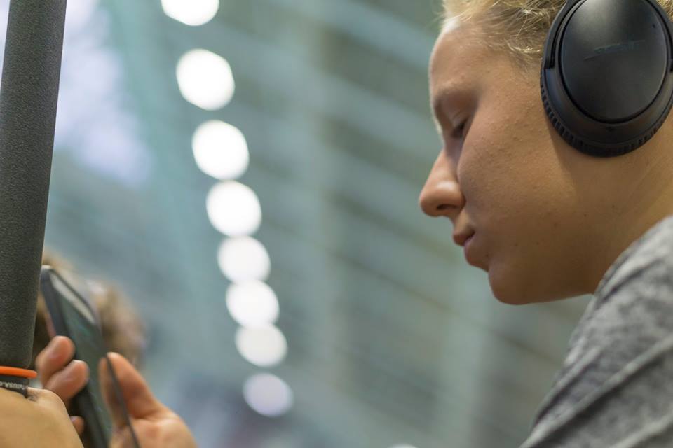 Listening to music