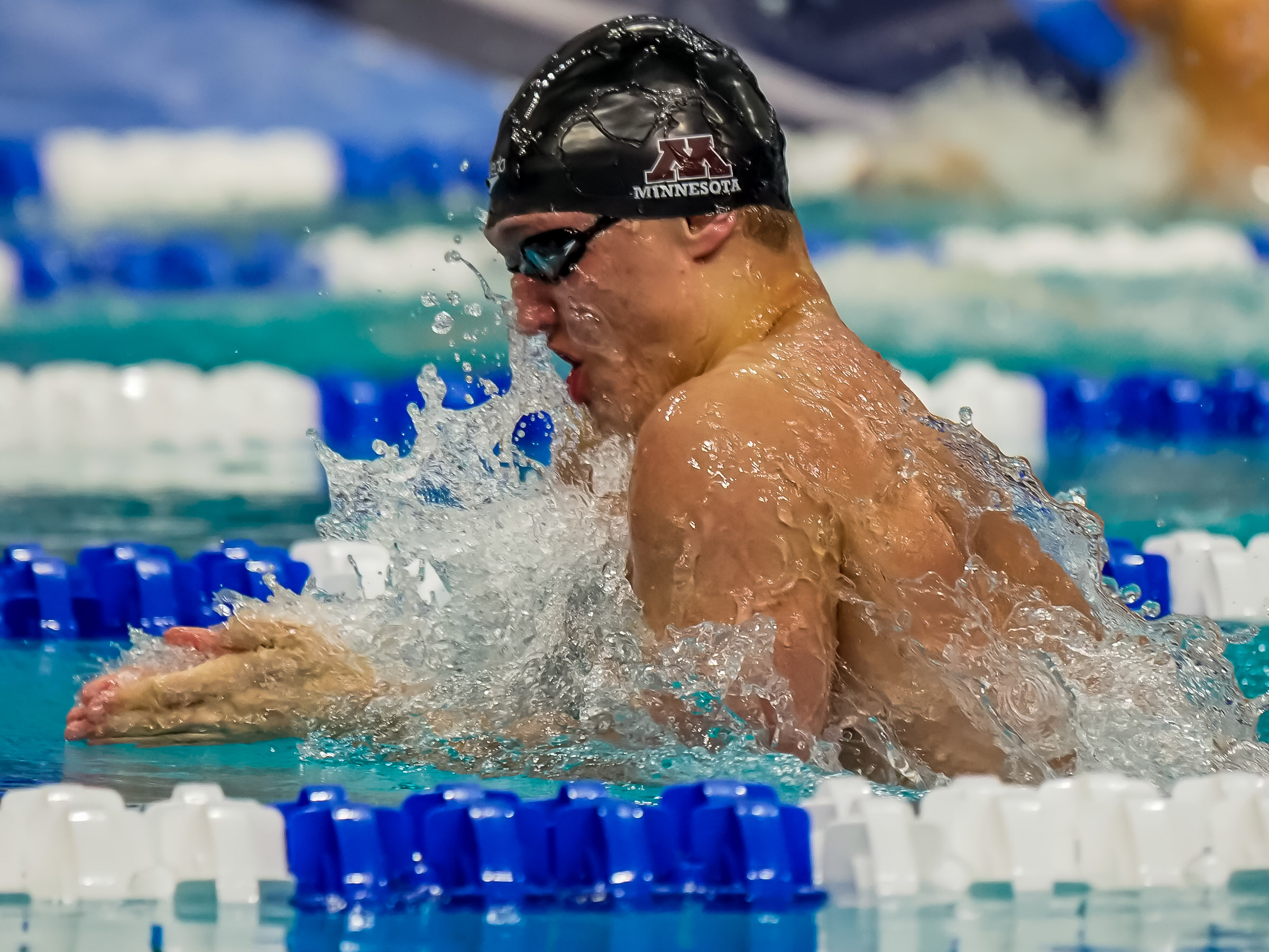 Max McHugh Splits AllTime Fastest 50 Breaststroke at Big Ten Men's