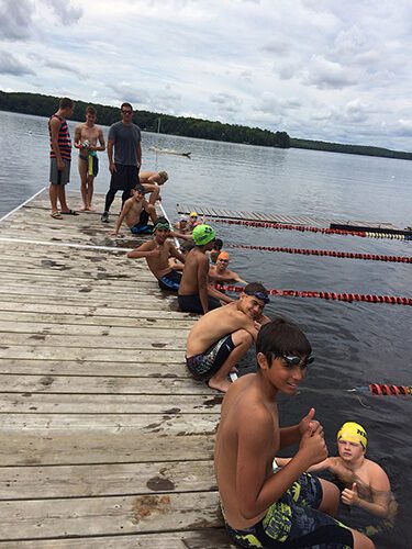 Camp Chikopi Lake swimming pool
