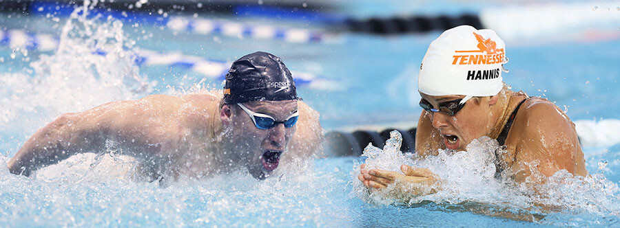 Swimmers from university of Tennessee