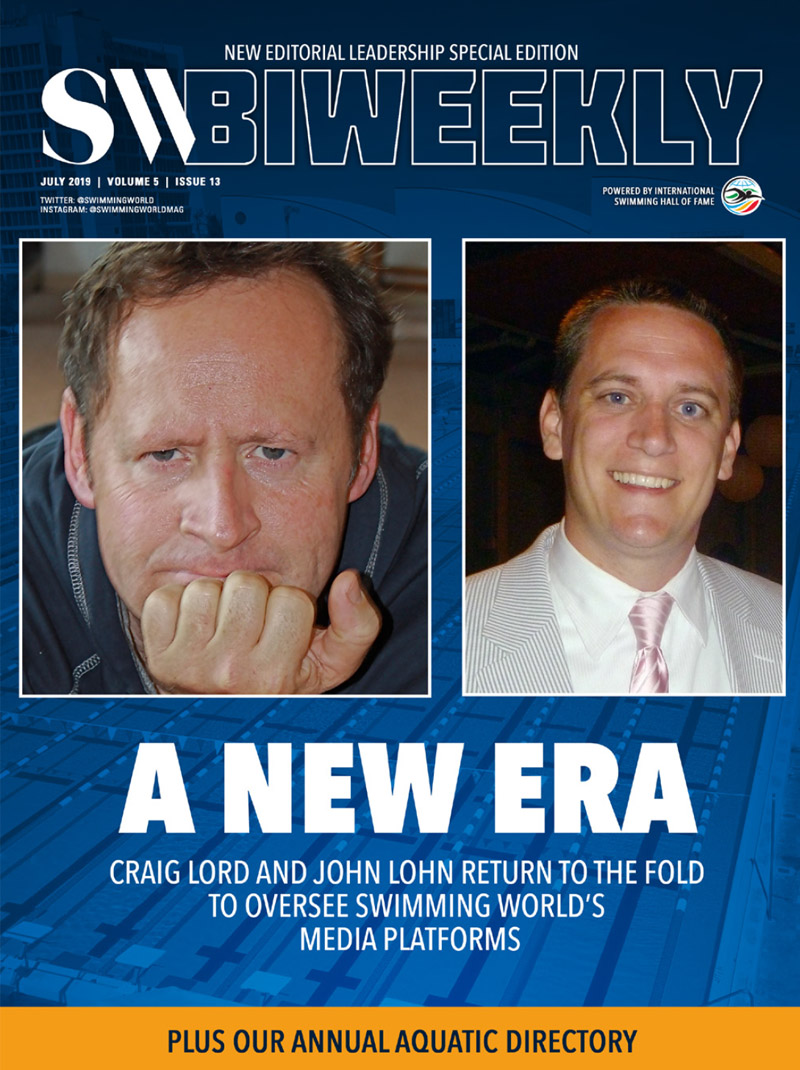 Swimming World Biweekly Cover 7-7-2019