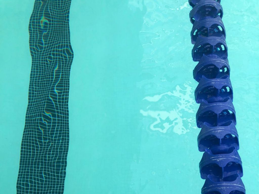 lane line rope pool swim t bottom-NJSIAA