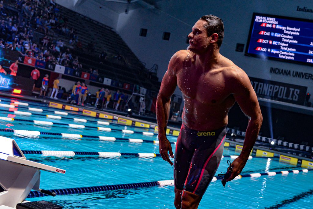 Florent Manaudou Foto Gian Mattia D'Alberto/LaPresse 06 Ottobre 2019 Indianapolis, Stati Uniti sport nuoto 2019 ISL - International Swimming League, la seconda giornata a Indianapolis Nella foto: Florent Manaudou FRA Photo Gian Mattia D'Alberto/LaPresse October 6, 2019 Indianapolis, United States sport swimming 2019 ISL - International Swimming League, the second day in Indianapolis In the picture: Florent Manaudou FRA
