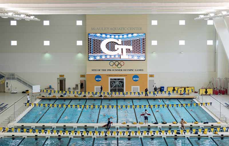 georgia tech mcauley aquatic center